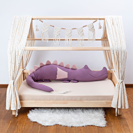 SenLove Smokozaur Poduszka Przytulanka Bawełniana Wrzosowa