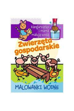 Trefl Kolorowanka Wodna Kangurzątko I Mama Malują Wodą Zwierzęta Gospodarskie