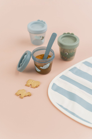 Done by Deer Pojemniki Na Żywność Dla Dzieci Croco Green 3szt