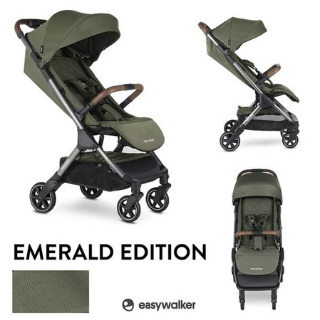 [OUTLET] Easywalker Jackey Kompaktowy Wózek Spacerowy z Torbą Transportową Emerald Editon