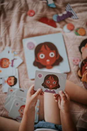 Janod Magnetyczna układanka Emocje