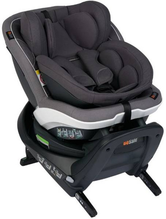 [OUTLET] BeSafe Izi Turn B i-Size Fotelik Samochodowy Obrotowy 0-18 kg Metaliczny Melange 02