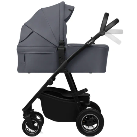 Lionelo Amber Plus Wózek Głęboko-Spacerowy 2w1 Grey Graphite