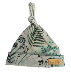 Baby in World Czapka Niemowlęca Smerfetka Paprocie 7-12mc