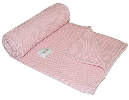 Kocyk Dzianinowy NatiMi KOC-01  Róż