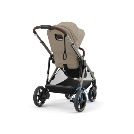 Cybex E-Gazelle S Wspomagany Wózek Głęboko-Spacerowy Rok Po Roku Almond Beige