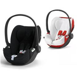 Cybex Cloud T I-Size Plus Fotelik Samochodowy 0-13kg + Tapicerka Letnia Plus Sepia Black
