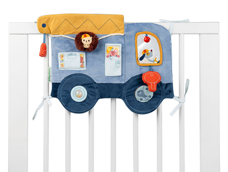 Lilliputiens Miękka tablica aktywizująca samochód Piesek Jules 3 m+