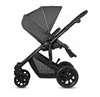 Kinderkraft Prime Lite Wózek Głeboko-spacerowy 3w1 Black Anthracite