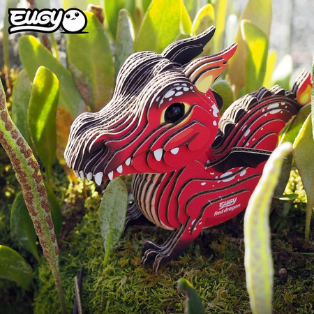 Eugy Eko 3D Układanka Czerwony Smok