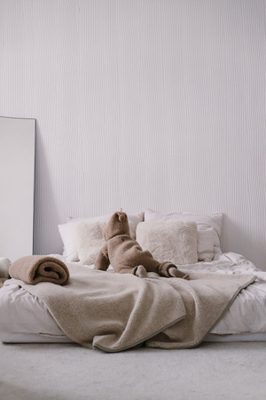 Zaffiro Nevada Kombinezon Wełniany Dla Dzieci 62/68 Brown