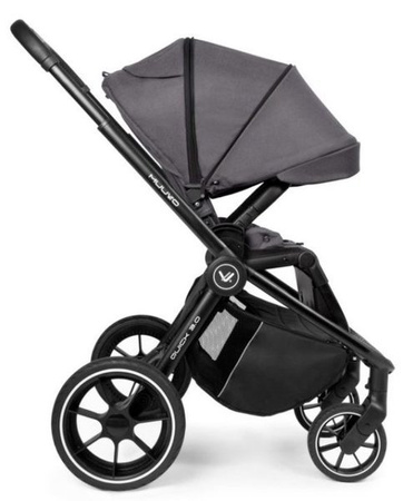 Muuvo Quick 3.0 Wózek Głęboko-Spacerowy z Gondolą XL Zestaw 2w1 Iron Graphite