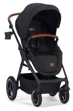 Kinderkraft B-Tour Wózek Głęboko-Spacerowy + Fotelik 0-13 kg Zestaw 3w1 Czarny