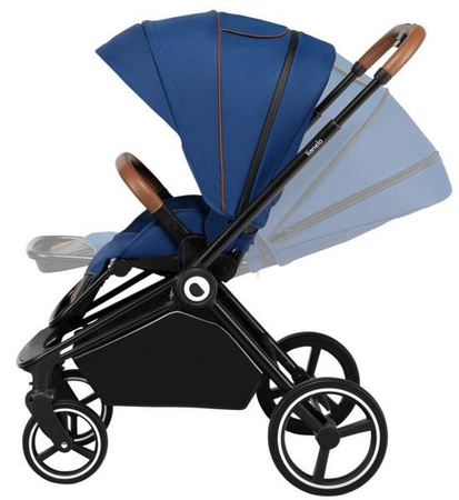 Lionelo Mika Wózek Głęboko-Spacerowy 2w1 Blue Navy