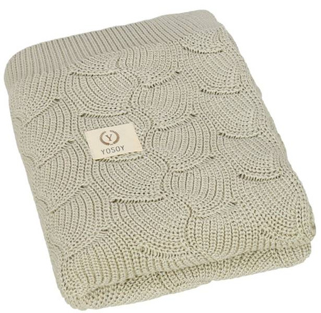 Yosoy Kocyk Waves Eco Cotton Light Olive