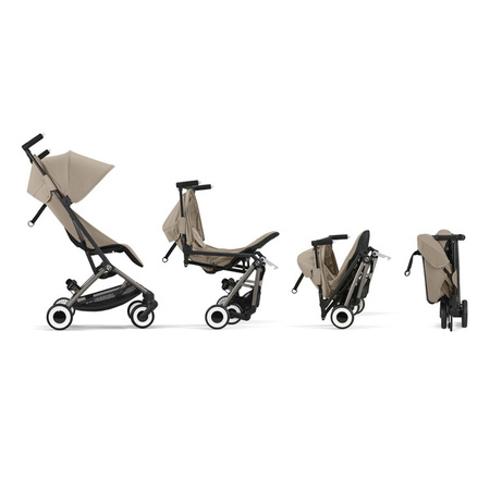 Cybex Libelle 2.0 Wózek Spacerowy Rama Taupe Almond Beige