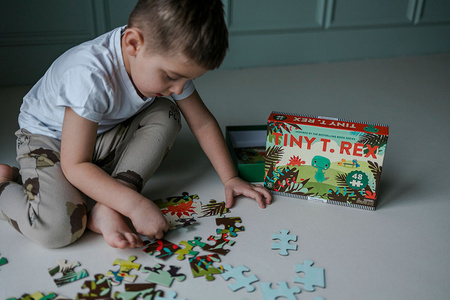 Mudpuppy Puzzle Tiny T.rex 48 elementów 3+