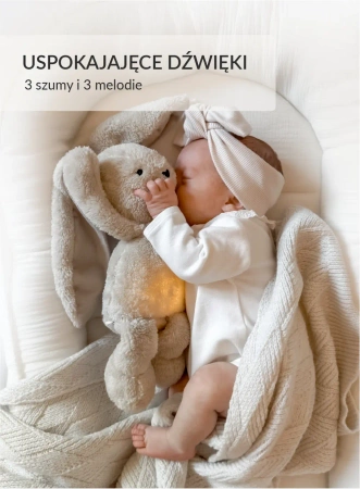 Szumisie Szumiący Królik Duo 5w1 Z Termoforkiem - Różowe Ucho