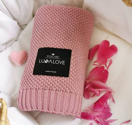 Lullalove Bambusowy Koc Piwonia 