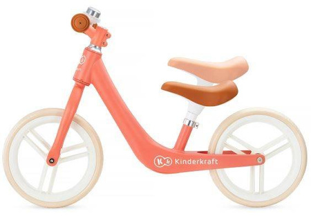 Kinderkraft Fly Plus Rowerek Biegowy Ruby + Kinderkraft Safety Kask