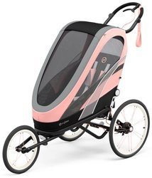 Cybex Zeno Wielofunkcyjna Przyczepka Do Biegania Do Roweru Cybex Sports Silver Pink