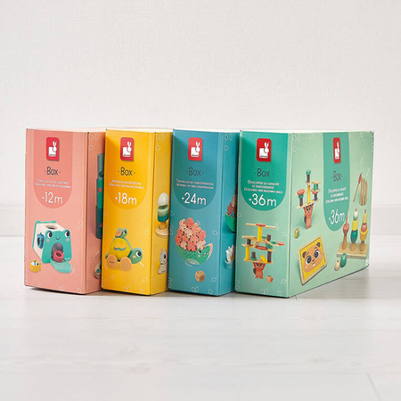 USZKODZONE OPAKOWANIE Janod Zestaw zabawek edukacyjnych Box 12 m-cy