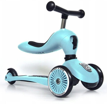 Scootandride Highwaykick 1 Jeździk i Hulajnoga 2w1 1-5 Lat Blueberry