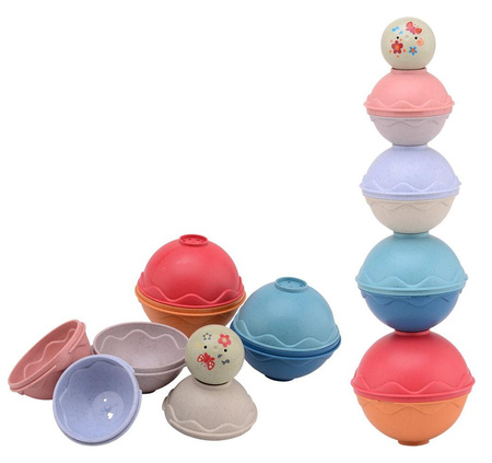 Happy World Wieża z kulek BIOplastik 12m+