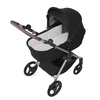 Anex IQ Premium New Transfarmation Wózek Głęboko-Spacerowy Smoky + 	Cybex Aton B2 i-Size Fotelik Samochodowy 0-13kg + Baza One Volcano Black