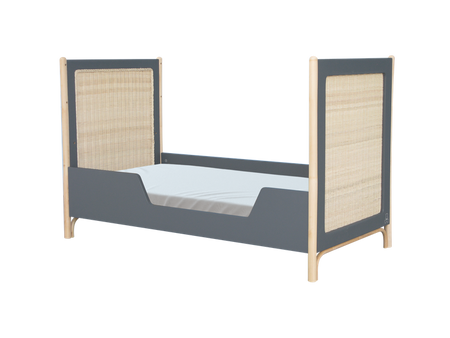 Theo Bebe Oceania Łóżeczko Ratanowe 60x120cm Silex
