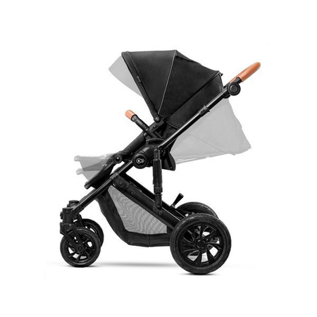 [OUTLET] Kinderkraft Prime Wózek Głęboko-Spacerowy 2w1 + Mommy Bag Black