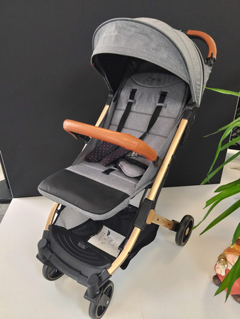 [OUTLET] MoMi Estelle Wózek Spacerowy Gold Grey