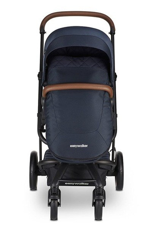 Easywalker Harvey 2  Premium Wózek Spacerowy  Sapphire Blue  (zawiera stelaż, siedzisko z budką, pałąk, folię przeciwdesz. i adapter wysokości) Sapphire Blue