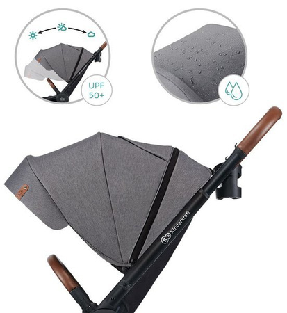 Kinderkraft Evolution Wózek Spacerowy + Cocoon  Platinum Grey