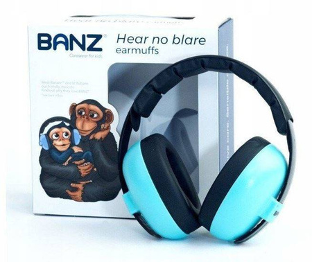 Banz Słuchawki Ochronne Nauszniki Dla Dzieci do 3 lat Banz Lagoon Blue