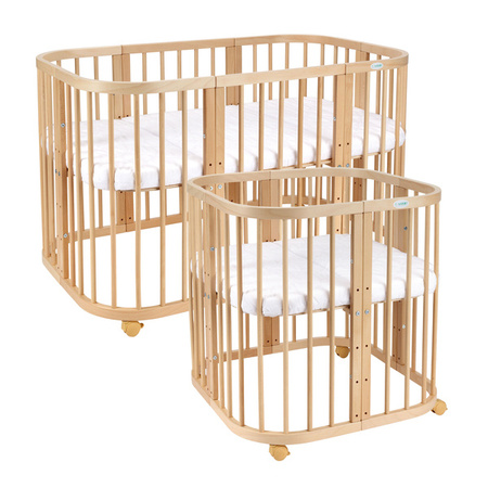 [OUTLET] Waldin Łóżeczko Dziecięce 7w1 z Materacem Natural