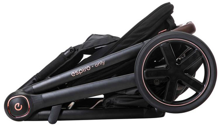 Espiro Only Way 2023 Wózek Spacerowy Koła Pompowane 117 Graphite Anthracite