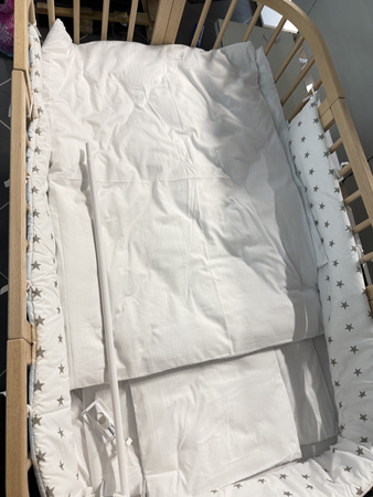 [OUTLET] Waldin Łóżeczko Dziecięce 7w1 z Materacem Natural