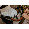 Roan Ivi 2.0 Wózek Głęboko-Spacerowy Rama Rose Gold Mocca + Cybex Aton B2 i-Size Fotelik Samochodowy 0-13kg + Baza One Volcano Black