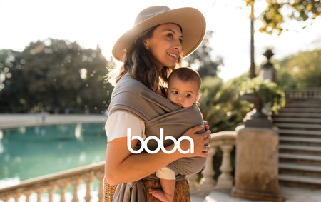 Boba WRAP Chusta Do Noszenia Dziecka - Jasny Róż