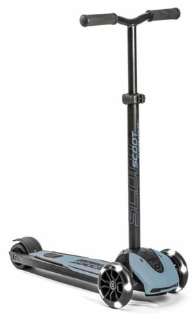 Scootandride Highwaykick 5 LED Hulajnoga Składana Ze Świecącymi Kółkami 5+ Steel