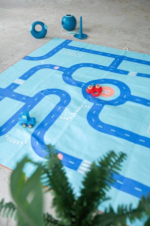 QUUT Dwustronny ręcznik plażowy PlayTowels XL (180 x 180cm) Road