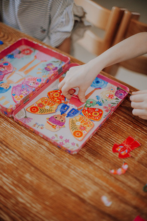 Mudpuppy Magnetyczne postacie Radosne motyle 4+