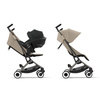 Cybex Libelle 2.0 Wózek Spacerowy Rama Taupe Almond Beige