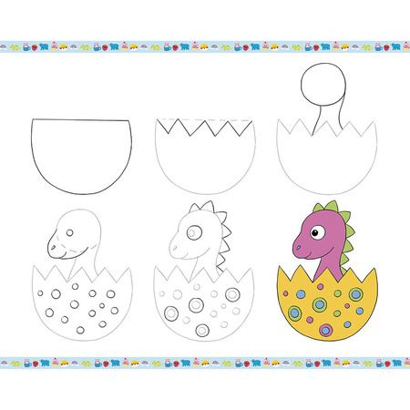 Janod Zestaw kreatywny Rysowanie krok po kroku z brokatowymi markerami 20 rysunków i kolorowanek 6+