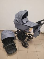 [OUTLET] Adamex Zico New Wózek Głęboko-Spacerowy 2w1 Szary TK-60