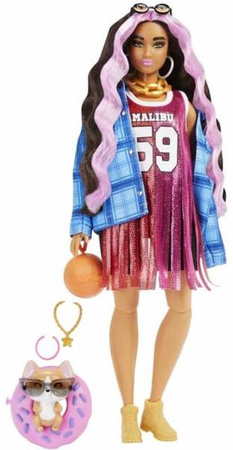 Barbie Extra Basketball Lalka + Akcesoria HDJ46 HDJ46