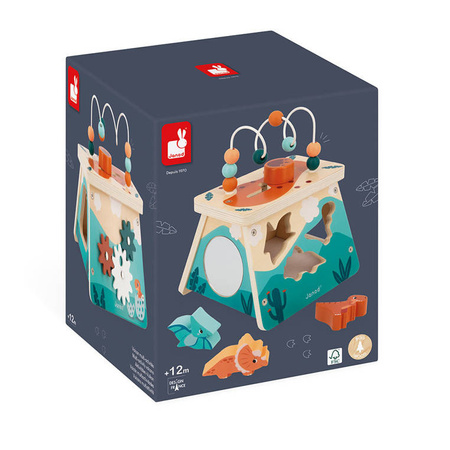 Janod USZKODZONE OPAKOWANIE Wielofunkcyjny wulkan edukacyjny Dinozaury 12 m+