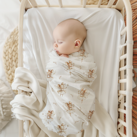 Bocioland Pieluszka Bambusowa 75x75cm Myszki