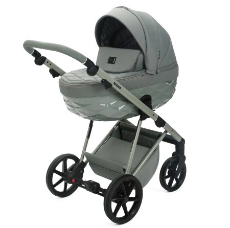 Adamex QUANTUM NATURA Wózek Głęboko-Spacerowy QN-7 Salvia